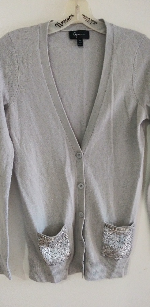 Aqua Cashmere cardigan